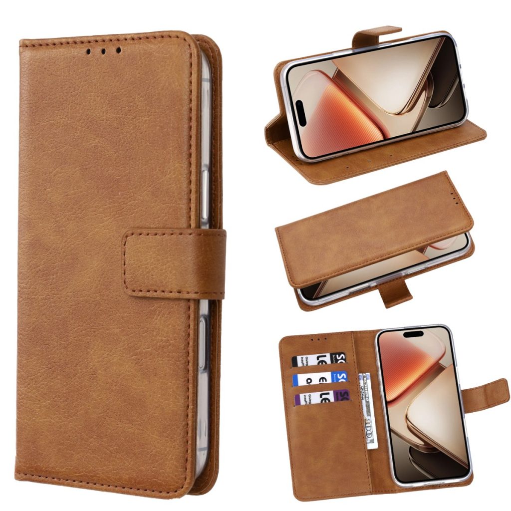 iPhone 18 Pro Max/17 Pro Max- A-Quality Bookcase - Bruin