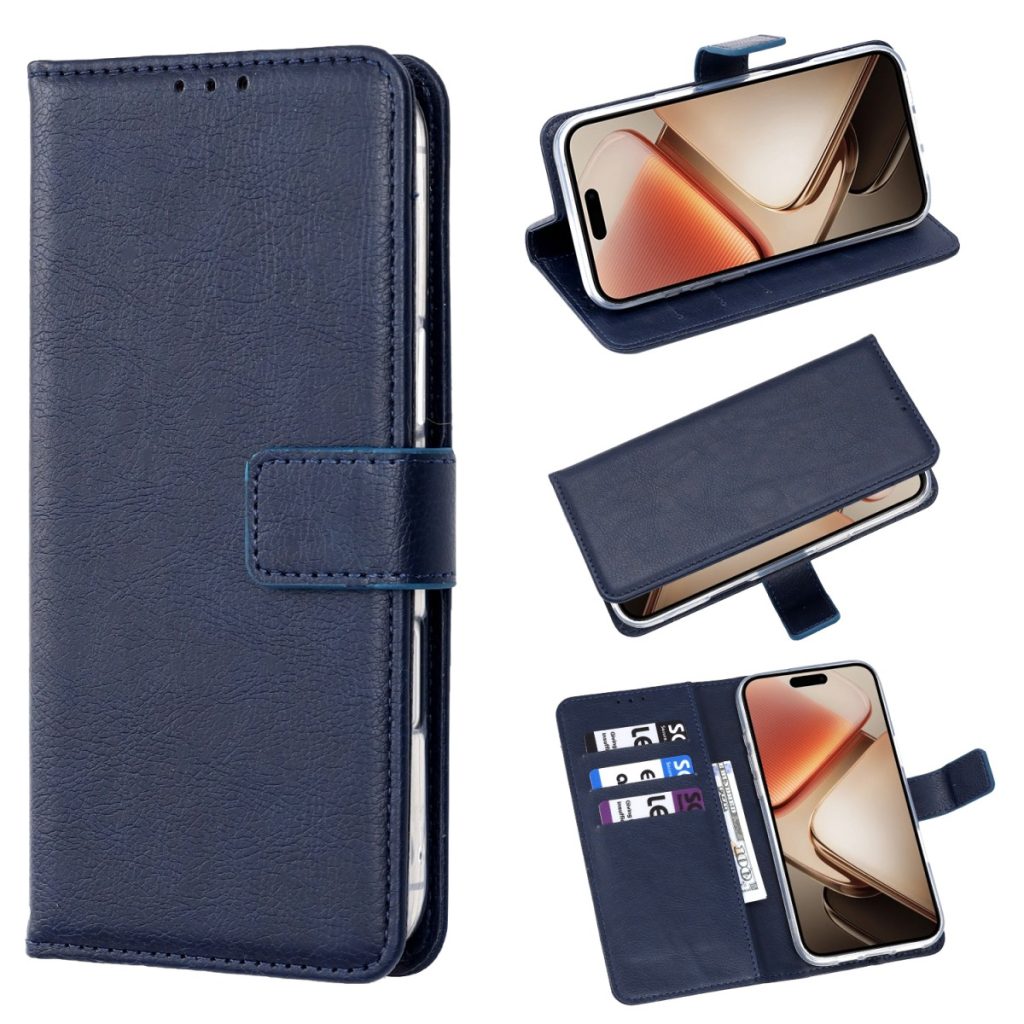 iPhone 18 Pro Max/17 Pro Max- A-Quality Bookcase - Donker Blauw