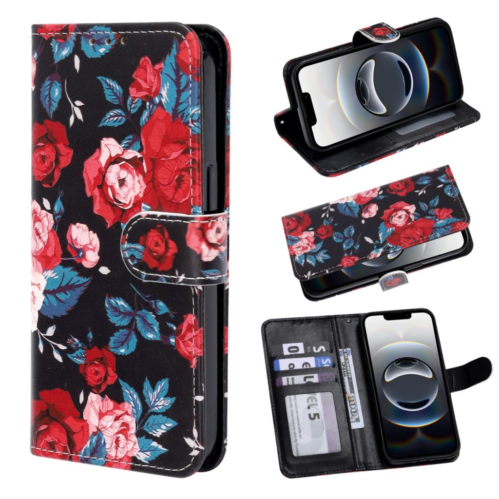 iPhone 18 Pro Max/17 Pro Max- Bookcase Print - Bloemen Vintage