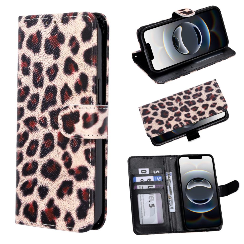 iPhone 18 Pro Max/17 Pro Max- Bookcase Print - Luipaard